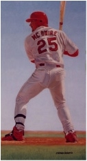 Sports Art Painting of Mark McGwire
