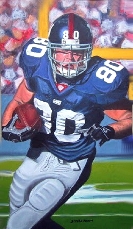 Sports Art Painting of Jeremy Shockey